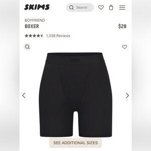Skims Women’s Boxer Shorts
